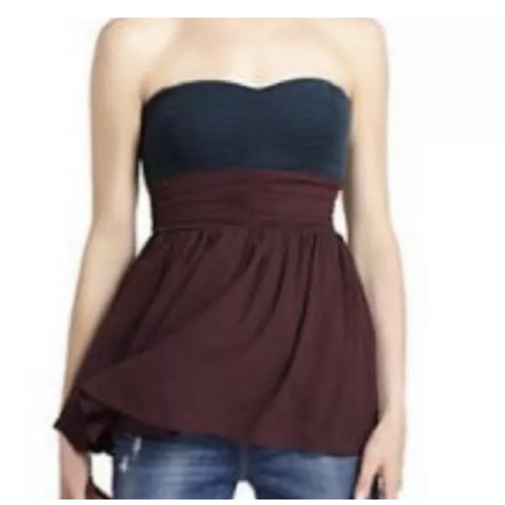 NWOT Maeve Anthropologie strapless top